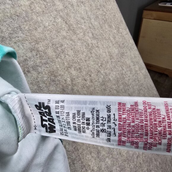 Star Wars Tie-Dye Graphic T-Shirt Choose Your Path Grogu & Mandalorian Green 3XL - Picture 10 of 10